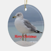 zeemeeuw keramisch ornament (Links)