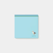 Zeemeeuw op een Post-it® notes. Post-it® Notes (Voorkant)