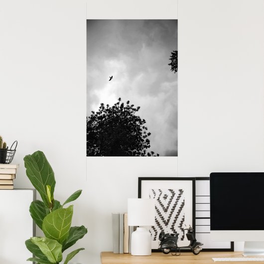 zeemeeuw poster (Thuiskantoor)