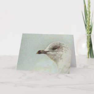 Zeemeeuw schilderij Wenskaart Kaart