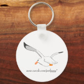 zeemeeuw sleutelhanger (Voorkant)