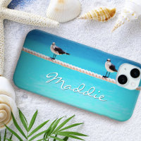 Zeemeeuw vogels oceaan foto typografie aangepaste