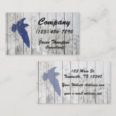 Zeemeeuw Wit gewassen omheining Visitekaartje (Voorkant / Achterkant)