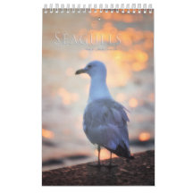 Zeemeeuwen en Strandvogellandschap Fotokalender