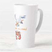 Zeemeeuwen maken me Crabby Latte Mok (Rechterhoek)