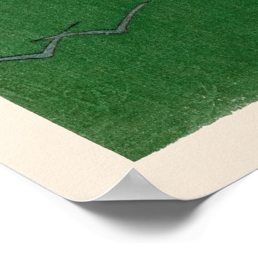 Zeemeeuwen uit Yatsuo no Tsubaki Japanse kunstdruk Poster (Hoek)