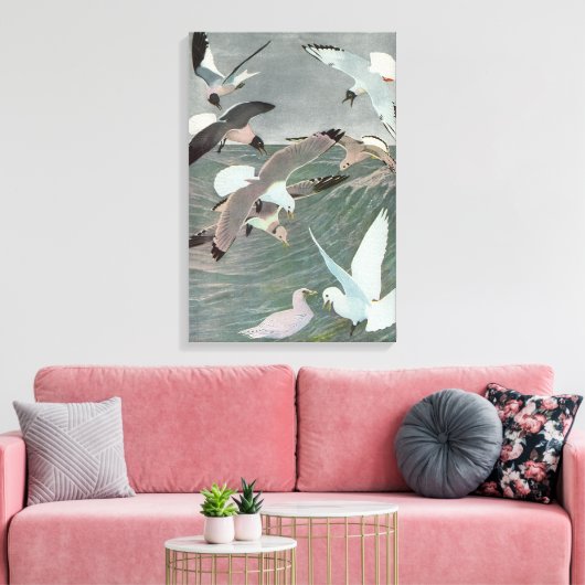 Zeemijlen over oceaangolven door Louis Agassiz Fue Canvas Afdruk (Insitu (Woonkamer))