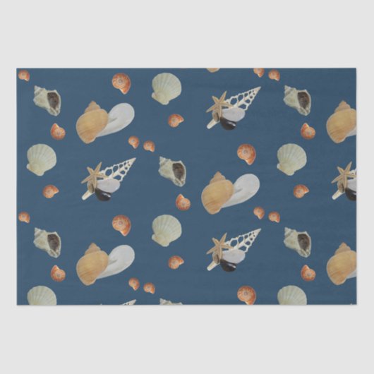 Zeemijlzomer ontkoppeling van de zeekust tissuepapier (Voorkant)