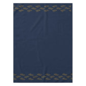 Zeemleder en goudlef Elegant Table Cloth Tafelkleed (Voorkant)