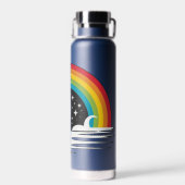 Zeemonster Regenboog Waterfles (Achterkant)