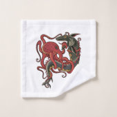 zeemonsters bad handdoek (Wasdoekje)