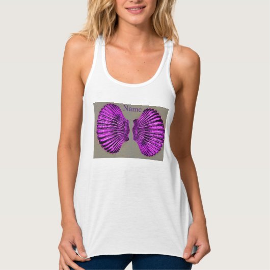 Zeemschelp, schaal Thunder_Cove Tanktop (Voorkant)