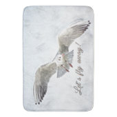 Zeemstrand "Laten we wegvliegen" Bathroom mat (Voorkant Verticaal)