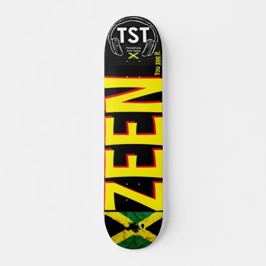 ZEEN ! ! ! 19,7 cm Plateau de skateboard (Devant)