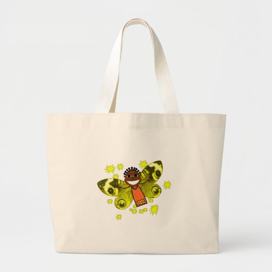 Zeena Smile Grote Tote Bag (Voorkant)