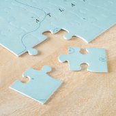  zeeoppervlak hoogte NJ-kaart (1953) Legpuzzel (Zijkant)