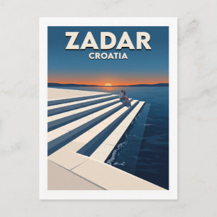 Zeeorgel, Zadar, Kroatië Briefkaart