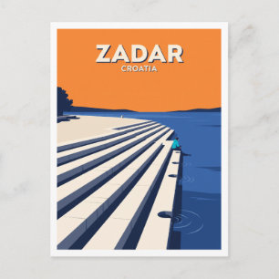 Zeeorgel, Zadar, Kroatië Souvenir Briefkaart