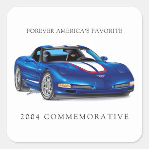 ZEEOSIX COLLECTIBLE AUTO ART VIERKANTE STICKER