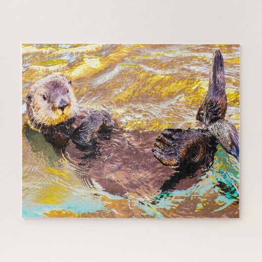 Zeeotter Legpuzzel (Horizontaal)