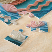 Zeeotter Papier Kunst Spetters Legpuzzel (Zijkant)