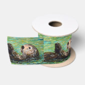 Zeeotter Schilderij Lint (Spoel)