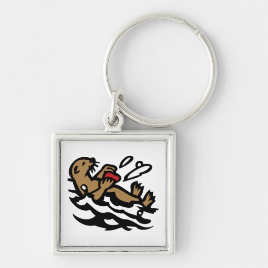 Zeeotter Sleutelhanger (Voorkant)