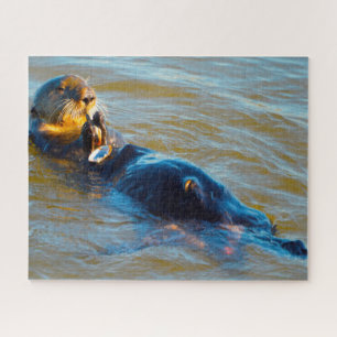 Zeeotters van onze zeeën legpuzzel
