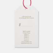 ZEEP & BATH ~ Cadeaubon/ PrijsLabel Cadeaulabel (Achterkant)