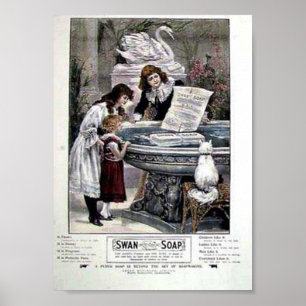 zeep en druk af poster
