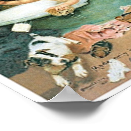  zeep en druk af poster (Hoek)