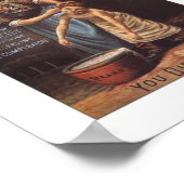 zeep en druk af poster (Hoek)