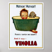 zeep en druk af poster (Voorkant)