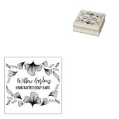 Zeep- en kaartenbranding 	rubberstempel (Gestempeld)