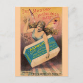  zeep en melk briefkaart (Voorkant)