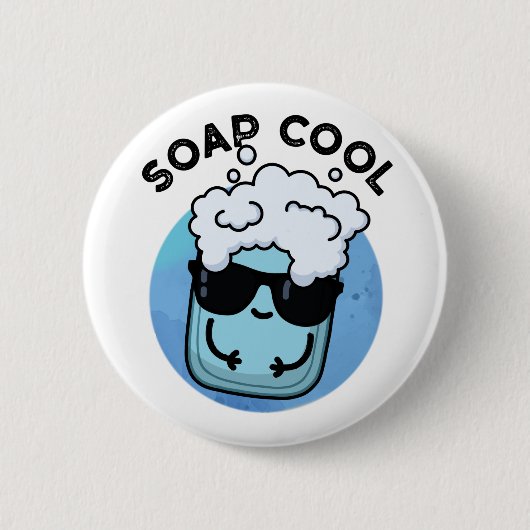 Zeep Koele Grappige Zeep Pun Ronde Button 5,7 Cm (Voorkant)