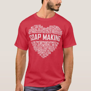 Zeep maken hart t-shirt