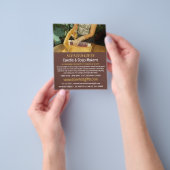 Zeep Maken, Kaars & Zeep Maker Adverteren Flyer (Hand)