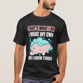 Zeep maken voor zeepmaker Handgemaakte zeep T-shirt