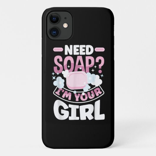 Zeep maken Zeepmaker Grappig Case-Mate iPhone Case (Achterkant)