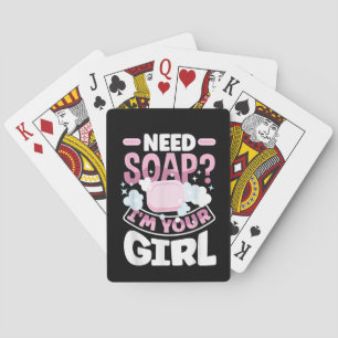 Zeep maken Zeepmaker Grappig Pokerkaarten