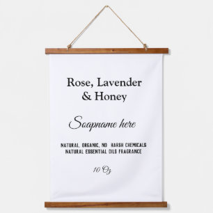 Zeep Naam Gewicht Website Ingrediënten Details Q R Hangend Wandkleed