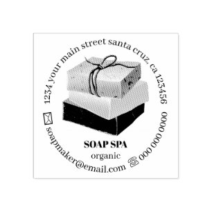 Zeep Soja Was Ambachtsman Rubberstempel
