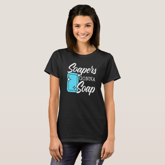Zeep zeep Boss Saponification Geek Soap T-shirt (Voorkant volledig)