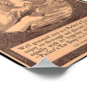 zeep-zuur poster (Hoek)