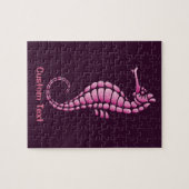 Zeepaard Roze Legpuzzel (Horizontaal)
