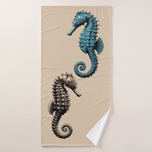 Zeepaarden  bad handdoek (Badhanddoek)