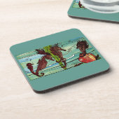 zeepaarden bier onderzetter (Linkerzijde)