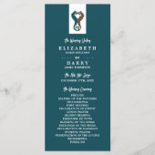 Zeepaardenromance, strandhuwelijksprogramma programma (Voorkant)