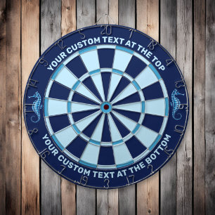 Zeepaardje Blauw Dartbord